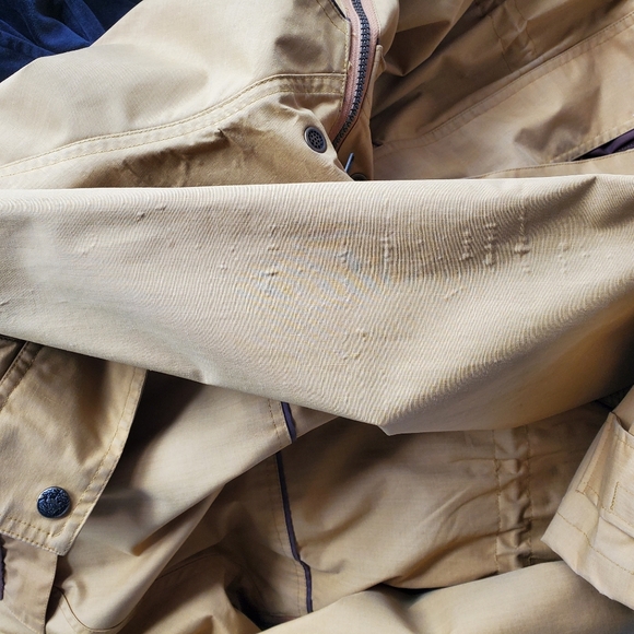 Mountain Horse Most Technical Riding Jacket Sz L Equestrian Yellow Outdoor Flaws - Picture 14 of 16